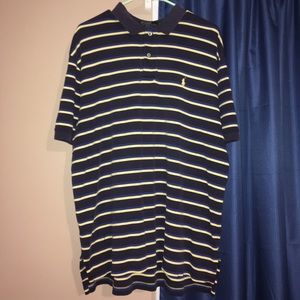 Polo By Ralph Lauren Blue and Yellow Polo